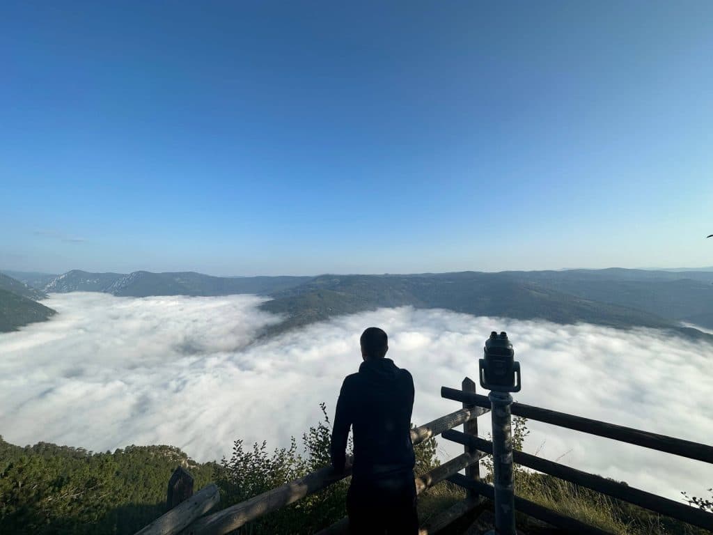 Pogled sa vidikovca Banjska stena