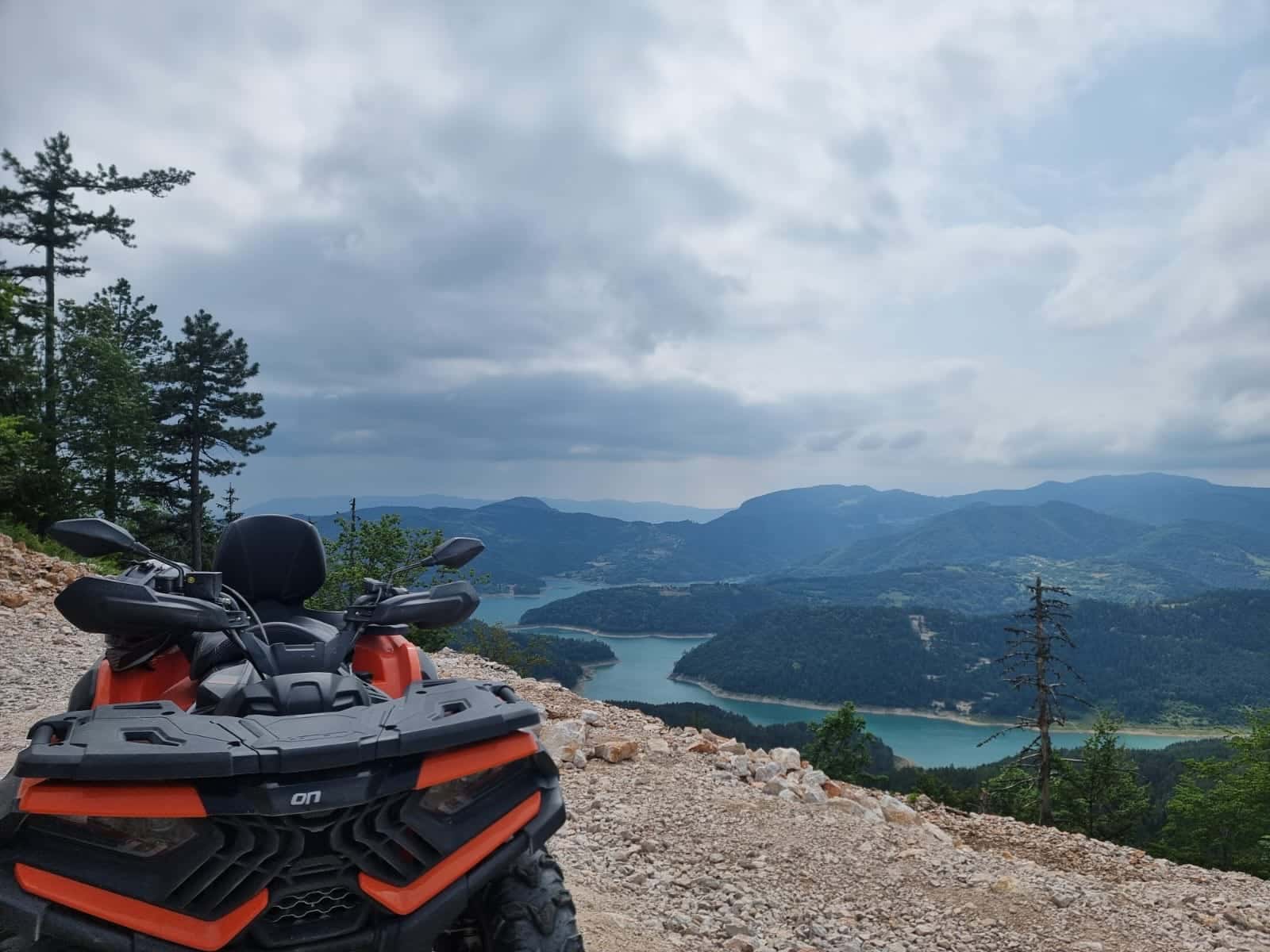Vožnja kvadom do Zaovinskog jezera
