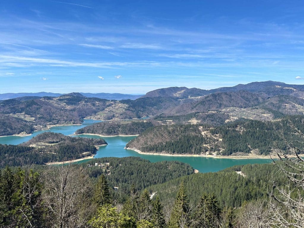 Fantastičan pogled na Zaovinsko jezero